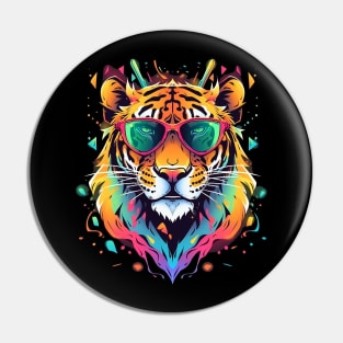 cool tiger Pin