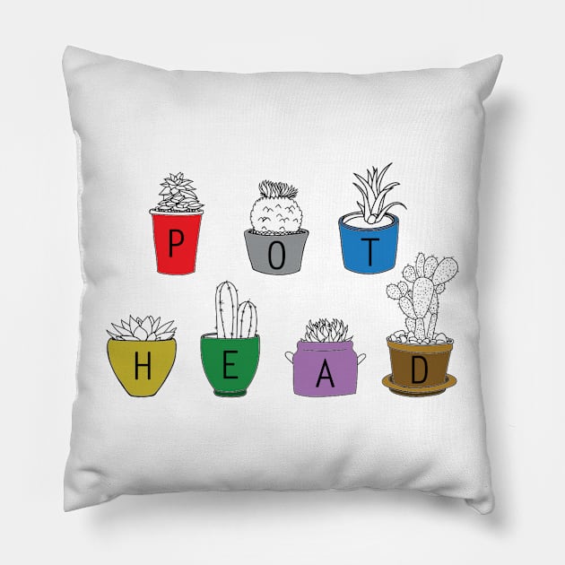 Pot Head Pillow by barn-of-nature