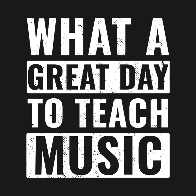 Funny Music Teacher Design for Men Teaching Music by Dr_Squirrel