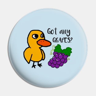 Got Any Grapes Duck Song Pin