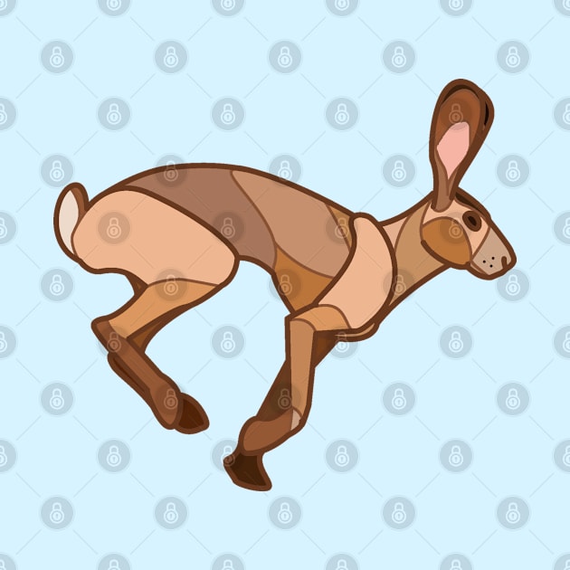 Geometric Jackrabbit / Bunny by CloudWalkerDesigns