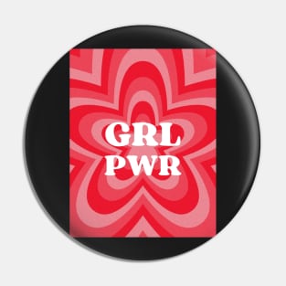 Punch Girl Power Stickers Pin