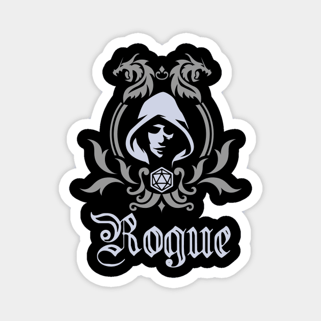 D&D Rogue Simple Class Emblem Magnet by Sunburst