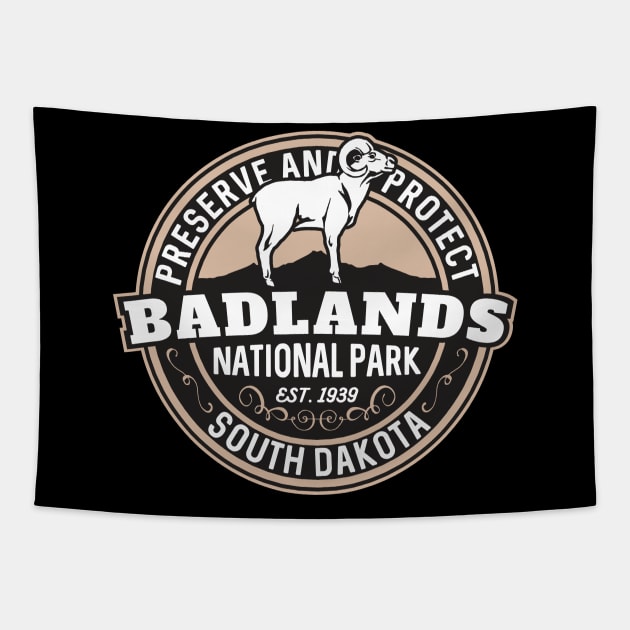 Badlands National Park Tapestry by SouthDakotaGifts