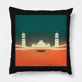 Karachi | Comics style Pillow
