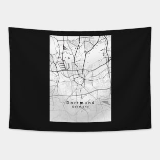 Dortmund Germany City Map Tapestry