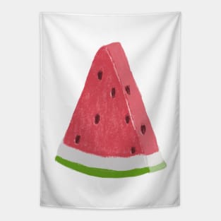 Watermelon Slice | Watermelons | Summer Fruit | Pink and Green Tapestry