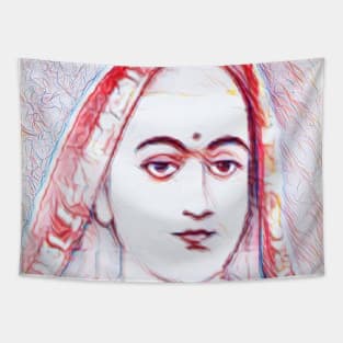 Adi Shankara Portrait | Adi Shankara Artwork | Line Art Tapestry