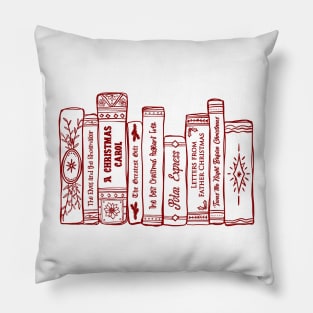 Christmas Classics Bookshelf No.4 Pillow