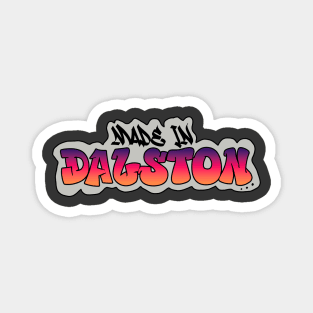 Made in Dalston I Garffiti I Neon Colors I Red Magnet