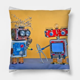 Handyman Robot Pillow