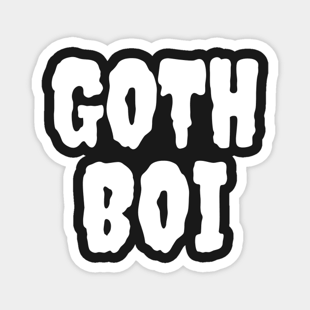 Goth Boi Magnet by Popstarbowser