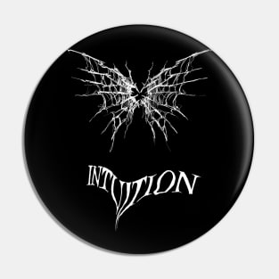 intuition halloween spider web heart Pin