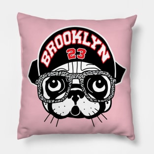 Spike Lee Brooklyn Hip Hop pug Pillow