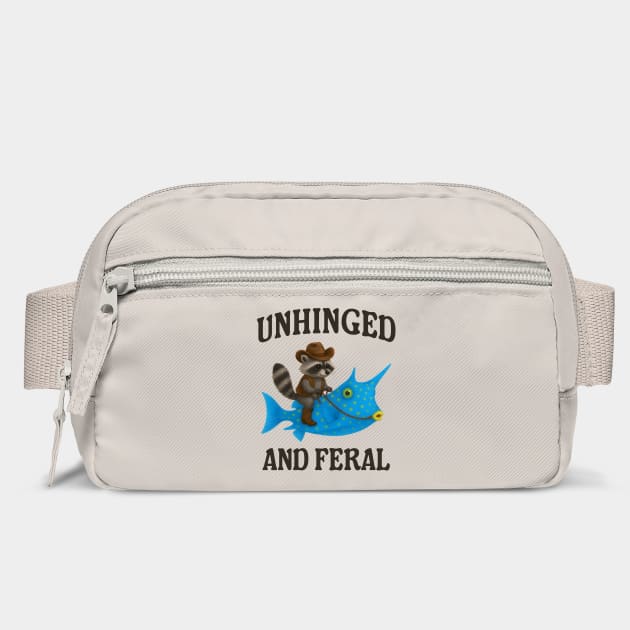 Raccoon Riding Longhorn Cowfish: Unhinged and Feral by Luxinda