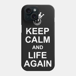 Smiley Crown KEEP CALM Life Again Phone Case