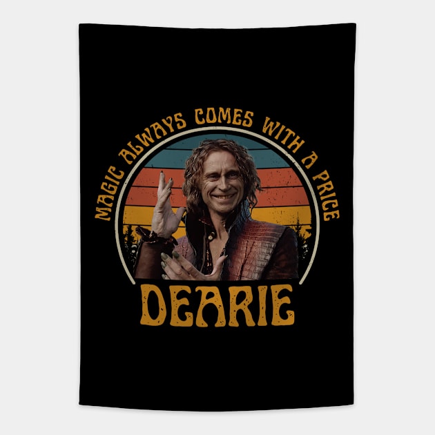 Magic Always Comes With A Price Dearie Vintage Tapestry by PopcornShow