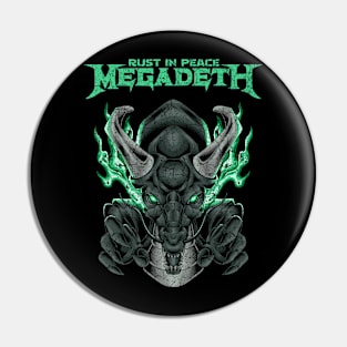 May Rust in Peace Megadeth Fanart Design Pin