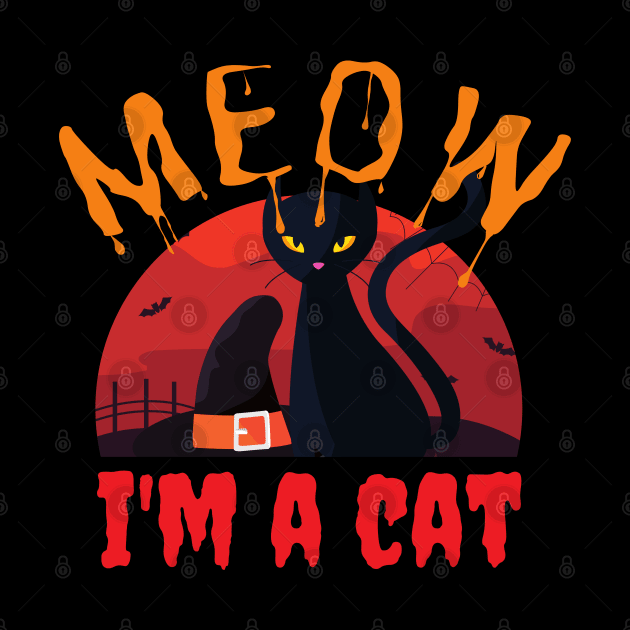 Meow I am a cat - Halloween costume by Adisa_store