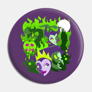 Neon Villains Pin