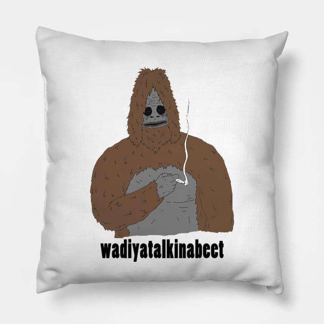 the big leg show Pillow by conydakota