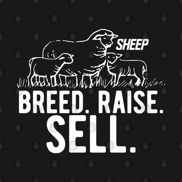 Sheep farmer - breed raise sell w by KC Happy Shop