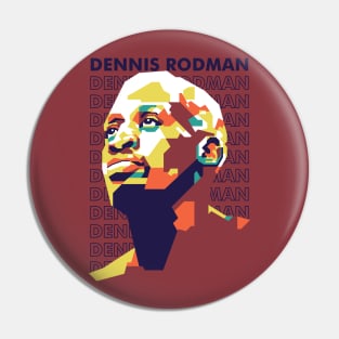 Dennis Rodman WPAP Art Pin