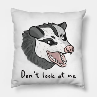 Don't Look at Me Pillow