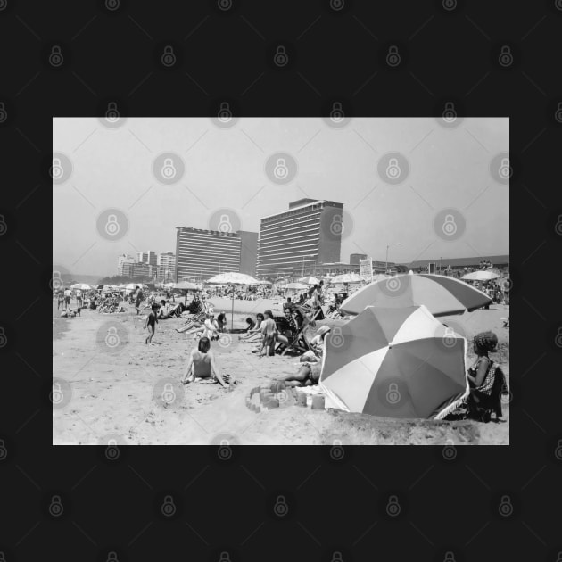 Vintage Beach Day at Durban Beach by In Memory of Jerry Frank