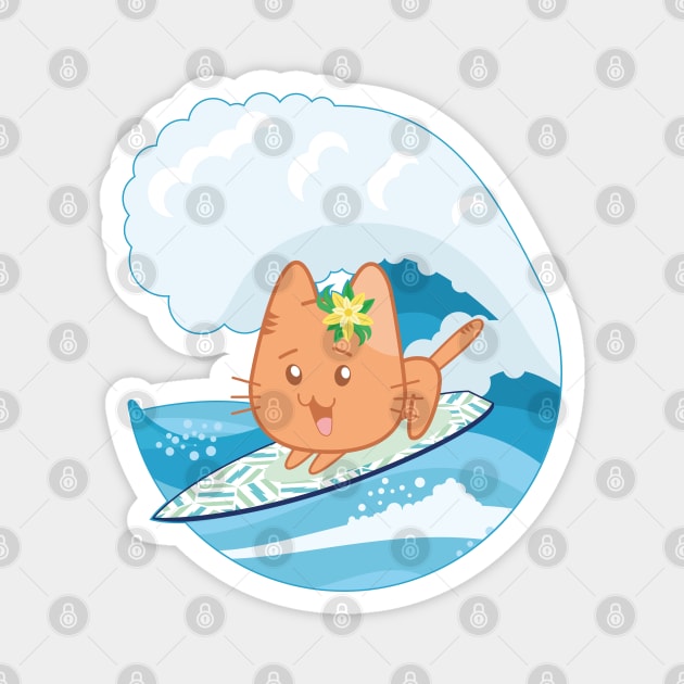 Soft and cute surfer. Magnet by FunawayHit