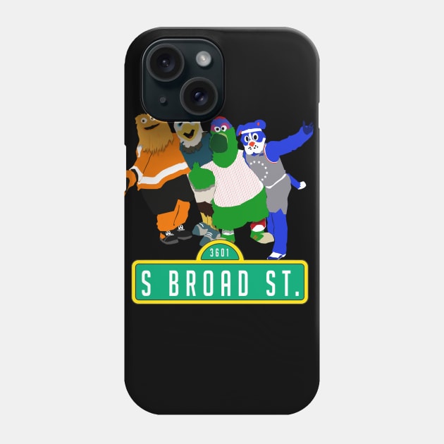 Broad St Squad Phone Case by Philly Drinkers