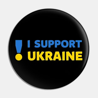 I support Ukraine Pin