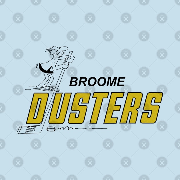 Retro Broome Dusters Hockey by LocalZonly