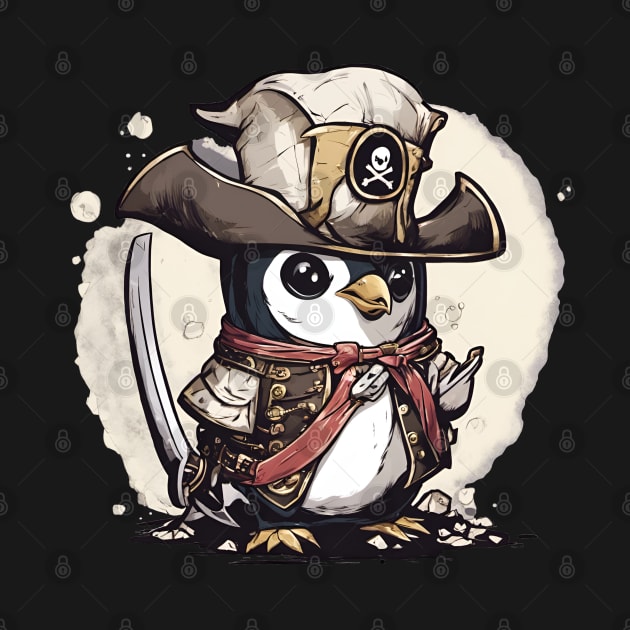 Penguin Pirate by LyndiiLoubie