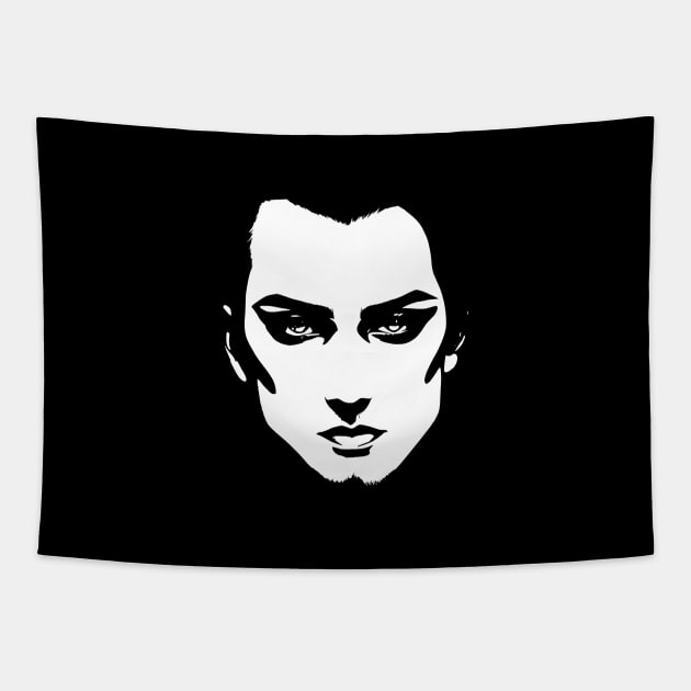 Post-Punk Goth Aesthetic Tapestry by Patti Sin Merch