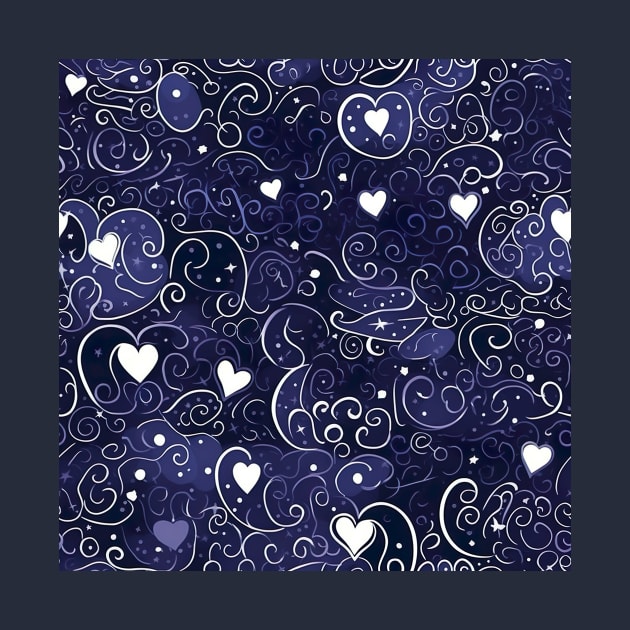 Swirls of valentines hearts for valentines day by UmagineArts