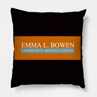 Emma L. Bowen Community Service Center Logo Pillow