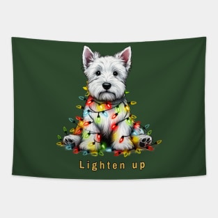 Lighten up Scottish Terrier Tapestry