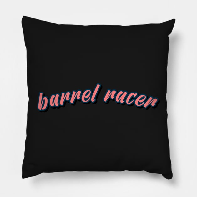 barrel racer Pillow by sarelitay