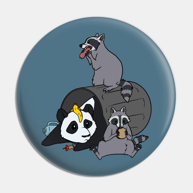 Trash Pandas Pin by Khalico