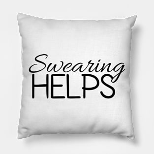 Swearing Helps Pillow