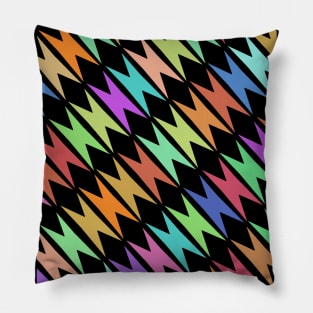 Simple abstract geometric seamless pattern Pillow