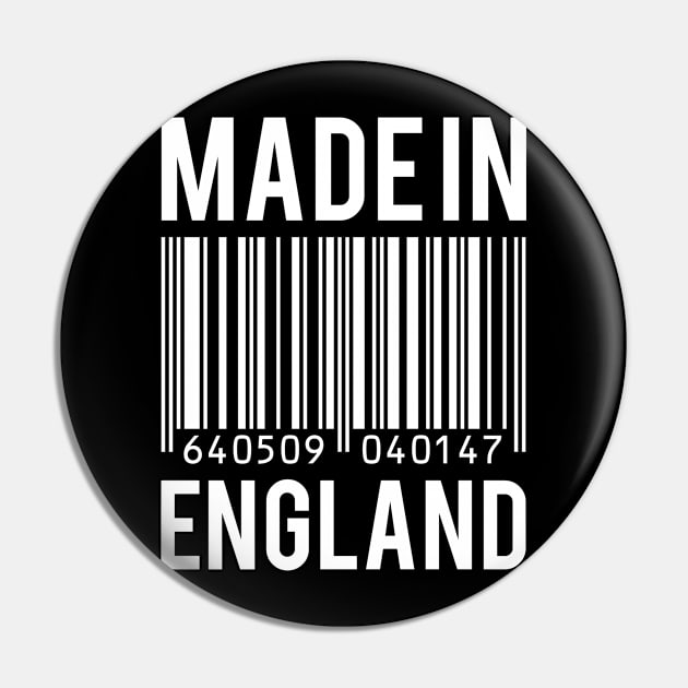 Made In England Pin by winwinshirt