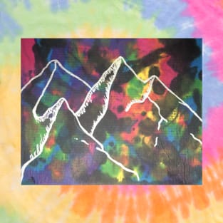 Inky Mountains Painting T-Shirt