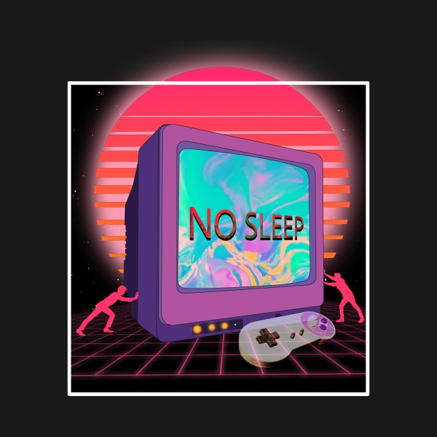 Retro Gamer No Sleep by Tony Romano