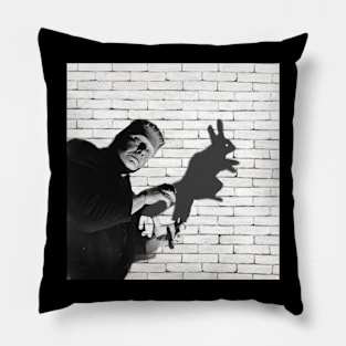 Frankenbunny shadow Pillow