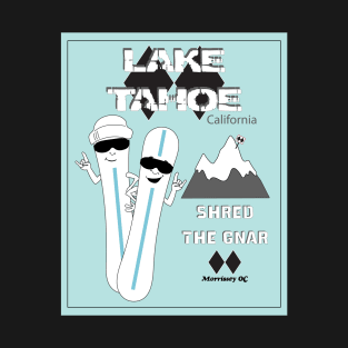 Lake Tahoe skiing T-Shirt