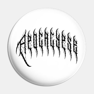 Apocalypse Death Metal Design Pin