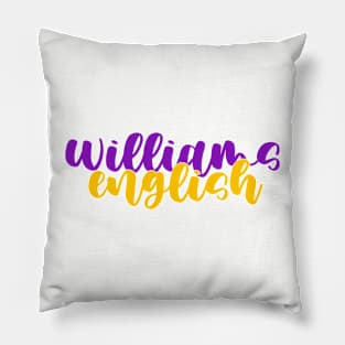 williams college english Pillow