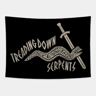 Tread Down Serpents Luke 10:19 Bible Verse Tapestry